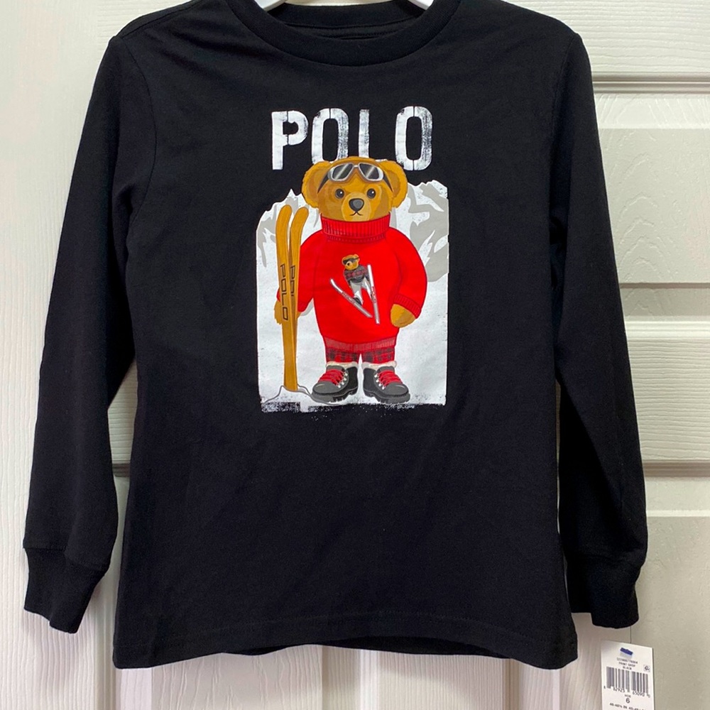 Ralph Lauren Polo Bear Boys Long sleeve tee